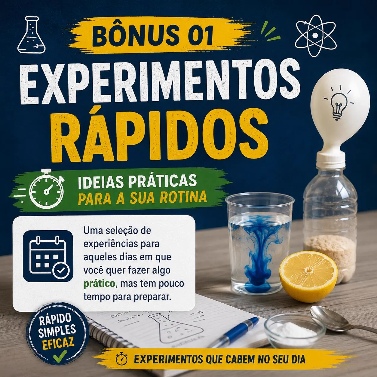 EXPERIMENTOS RÁPIDOS